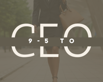 9-5 to CEO logo